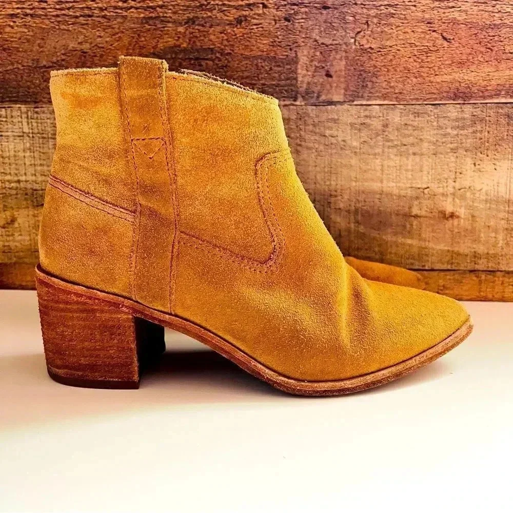 Madewell Lonnie Suede Ankle Bootie